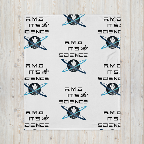 It's Science - Teal Throw Blanket
