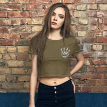 Load image into Gallery viewer, AMO AK Logo - Women’s Crop Tee