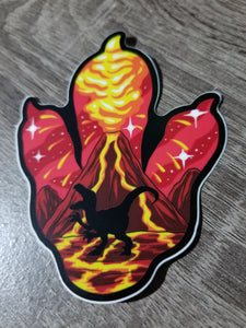 Deccan Traps Eruption Sticker