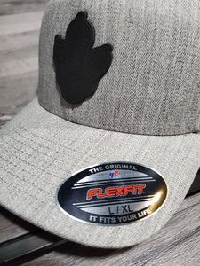 Curved Flex Fit Midnight Leather Logo