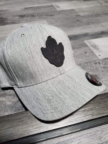 Curved Flex Fit Midnight Leather Logo