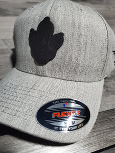 Curved Flex Fit Midnight Leather Logo