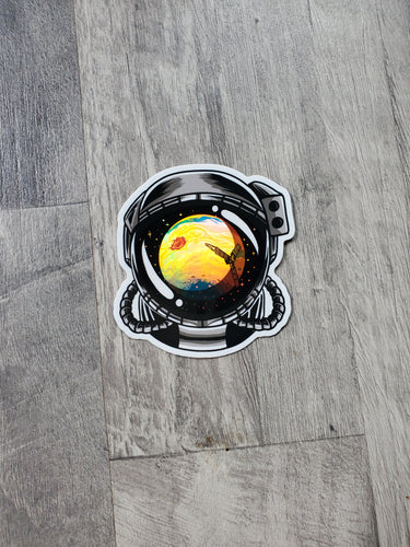 Jupiter Helmet Holographic Sticker