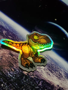 Baby T-REX - Holographic Sticker