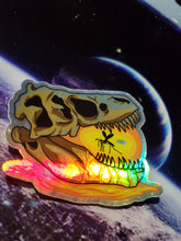 Load image into Gallery viewer, Amber Skull - Holographic Sticker