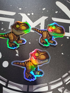 Baby T-REX - Holographic Sticker