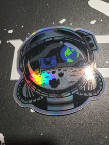 The Landing Helmet Holo Sticker
