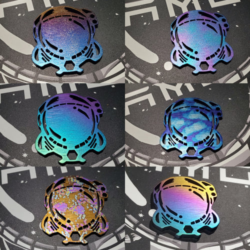 Thick Astro Helmet Breacher [ .265 ] [ Ti ] [ Grade5] [Anodized]