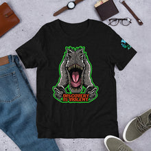 Load image into Gallery viewer, Discovery Is Violent  (Green) Indominus Rex - T-Shirt