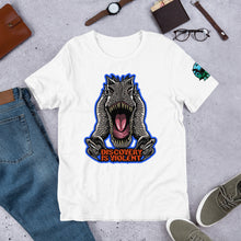 Load image into Gallery viewer, Discovery is Violent (Blue) Indominus Rex - T-Shirt