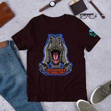 Load image into Gallery viewer, Discovery is Violent (Blue) Indominus Rex - T-Shirt