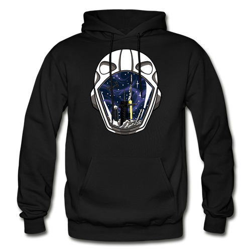 SpaceX Crew Dragon Tribute - Heavy Blend Hoodie - black