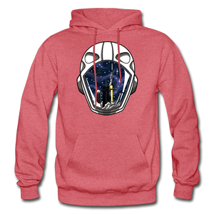 SpaceX Crew Dragon Tribute - Heavy Blend Hoodie - heather red