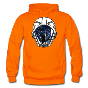 SpaceX Crew Dragon Tribute - Heavy Blend Hoodie - orange