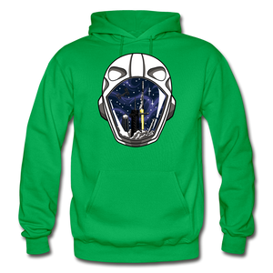 SpaceX Crew Dragon Tribute - Heavy Blend Hoodie - kelly green