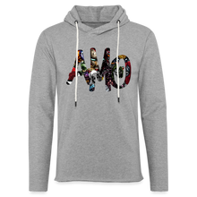 Load image into Gallery viewer, AMO X M Lightweight Hoodie - heather gray
