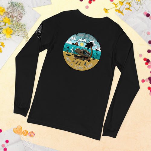Day Time Good Times - Back Print Long Sleeve Tee